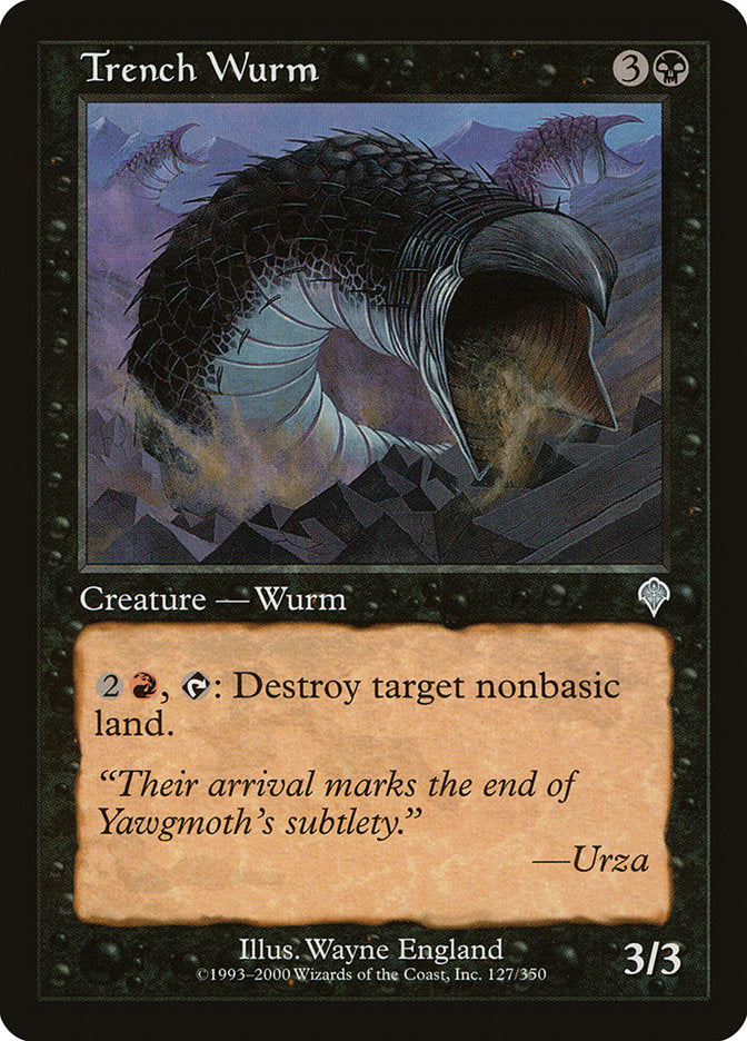 Vorme de Trincheira / Trench Wurm - Magic: The Gathering - MoxLand