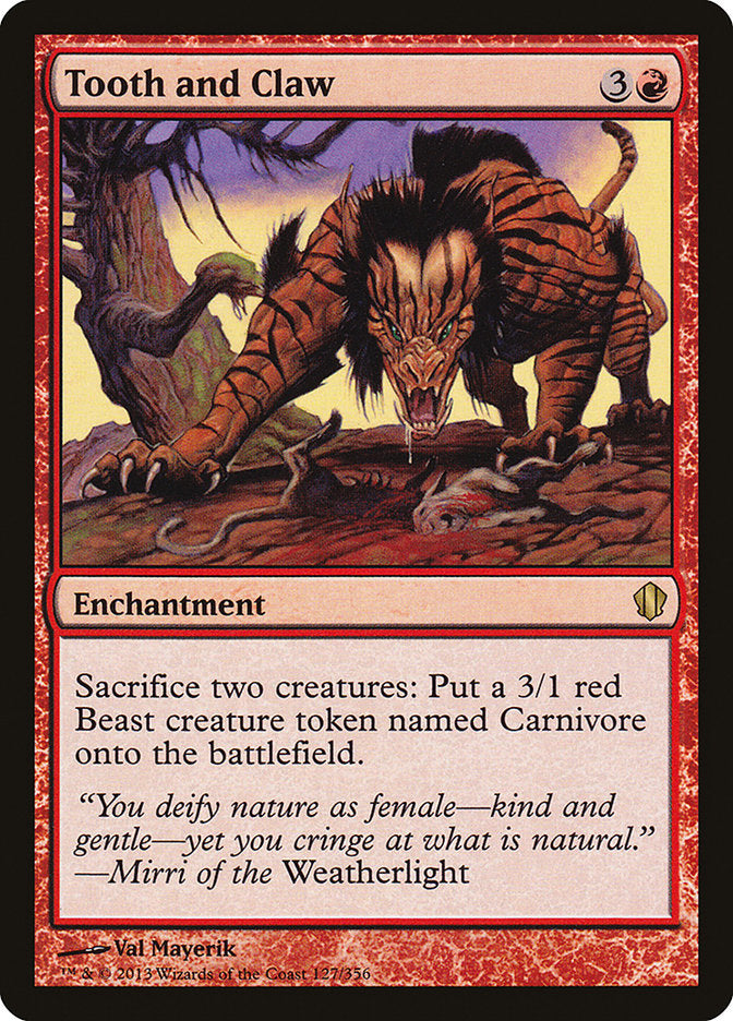 Unhas e Dentes / Tooth and Claw - Magic: The Gathering - MoxLand