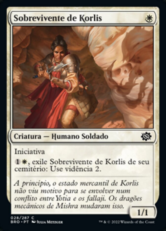 Sobrevivente de Korlis / Survivor of Korlis - Magic: The Gathering - MoxLand