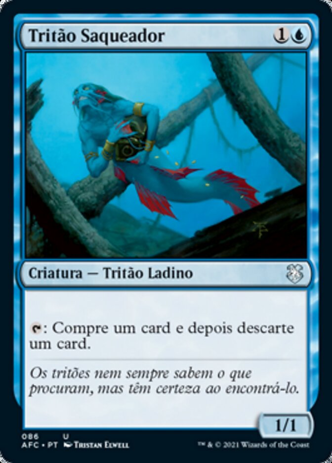 Tritão Saqueador / Merfolk Looter - Magic: The Gathering - MoxLand