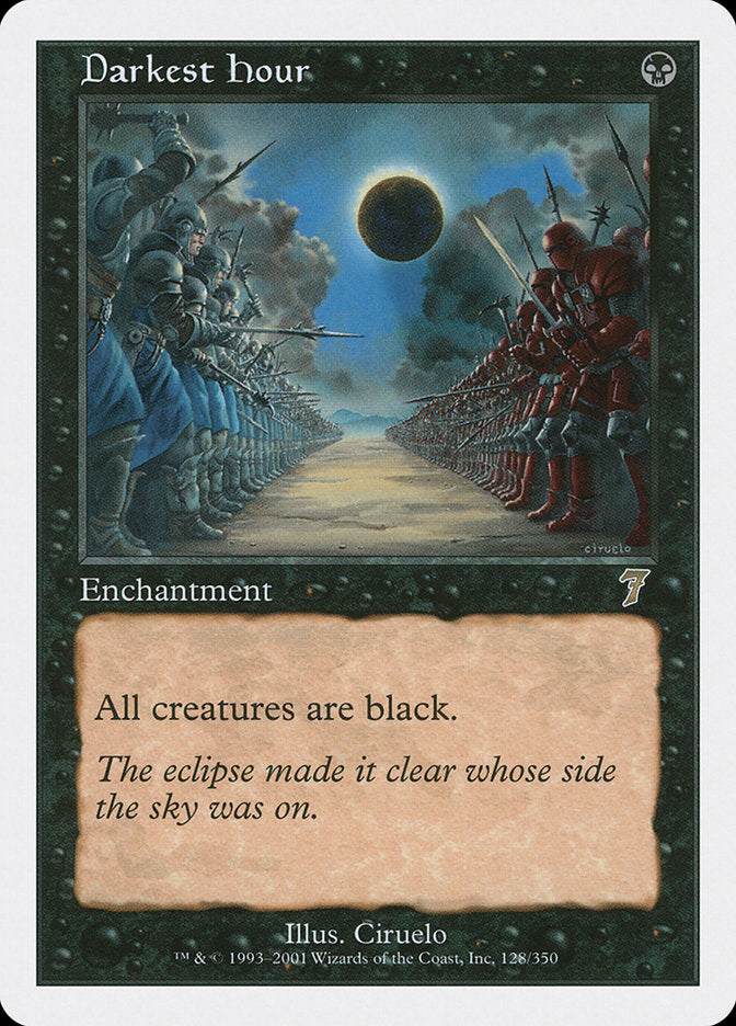 Hora da Escuridão / Darkest Hour - Magic: The Gathering - MoxLand