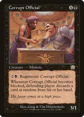 Funcionário Corrupto / Corrupt Official - Magic: The Gathering - MoxLand