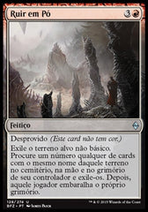 Ruir em Pó / Crumble to Dust - Magic: The Gathering - MoxLand