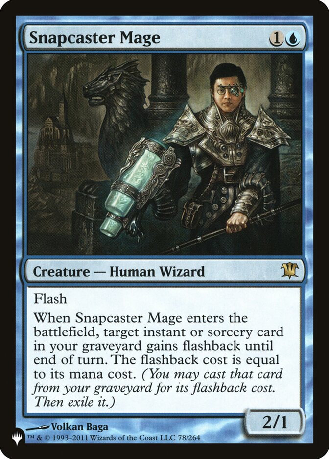 Mago da Conjuração-relâmpago / Snapcaster Mage - Magic: The Gathering - MoxLand