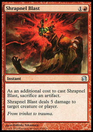 Explosão de Metralha / Shrapnel Blast - Magic: The Gathering - MoxLand