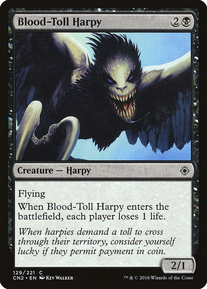 Harpia do Pedágio de Sangue / Blood-Toll Harpy - Magic: The Gathering - MoxLand