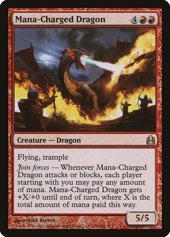 Mana-Charged Dragon / Mana-Charged Dragon - Magic: The Gathering - MoxLand