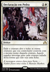 Declaração em Pedra / Declaration in Stone - Magic: The Gathering - MoxLand