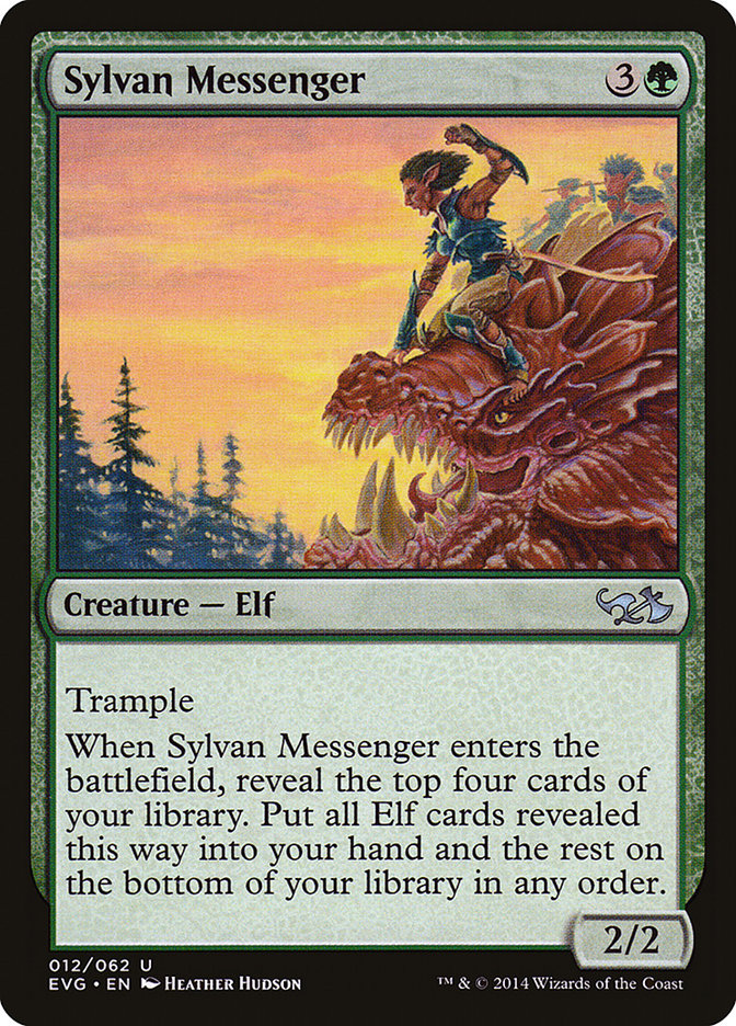 Mensageira Silvestre / Sylvan Messenger - Magic: The Gathering - MoxLand