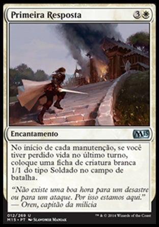 Primeira Resposta / First Response - Magic: The Gathering - MoxLand