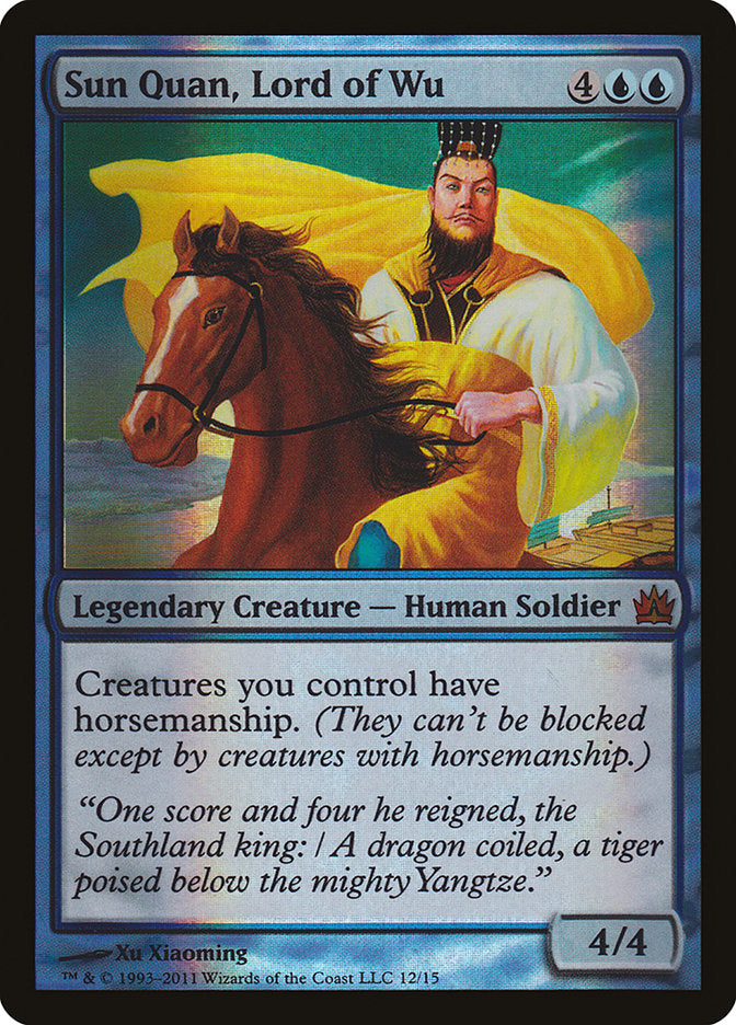 Sun Quan, Senhor de Wu / Sun Quan, Lord of Wu - Magic: The Gathering - MoxLand