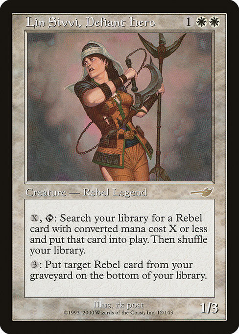 Lin Sivvi, Heroína Rebelde / Lin Sivvi, Defiant Hero - Magic: The Gathering - MoxLand