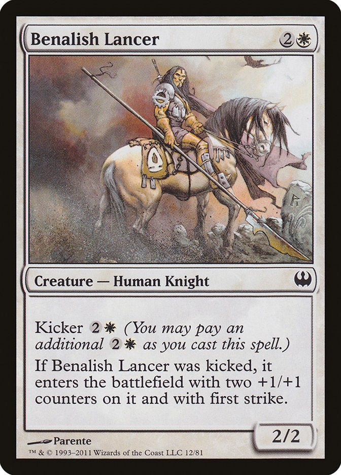 Lanceiro de Benália / Benalish Lancer - Magic: The Gathering - MoxLand