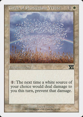 Círculo de Proteção: Branco / Circle of Protection: White - Magic: The Gathering - MoxLand