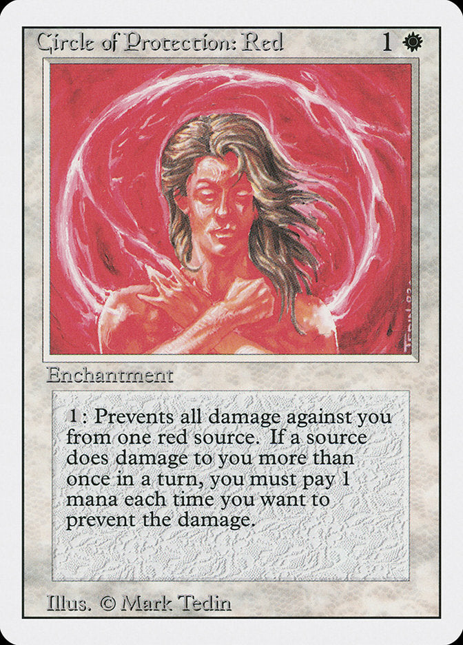 Círculo de Proteção: Vermelho / Circle of Protection: Red - Magic: The Gathering - MoxLand