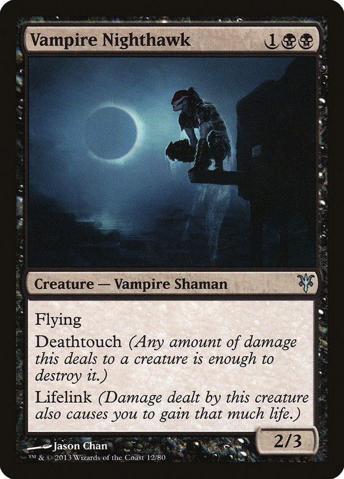 Vampiro Falcão-da-Noite / Vampire Nighthawk - Magic: The Gathering - MoxLand