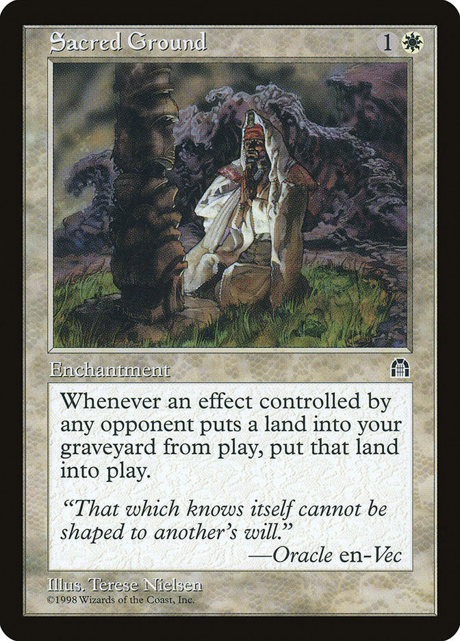 Solo Consagrado / Sacred Ground - Magic: The Gathering - MoxLand