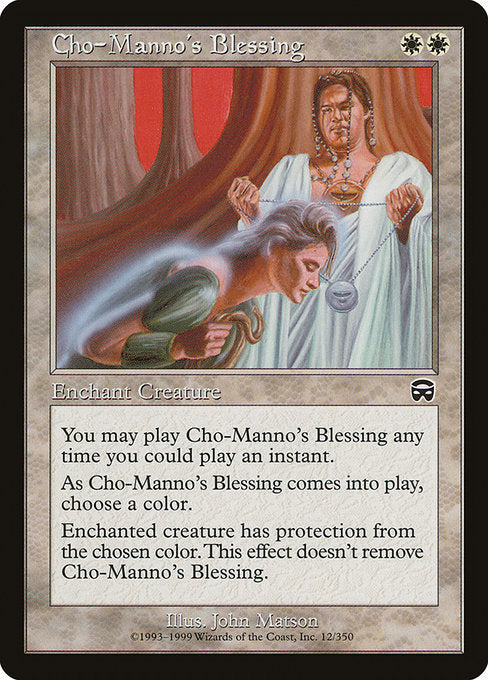 Bênção de Cho-Manno / Cho-Manno's Blessing - Magic: The Gathering - MoxLand