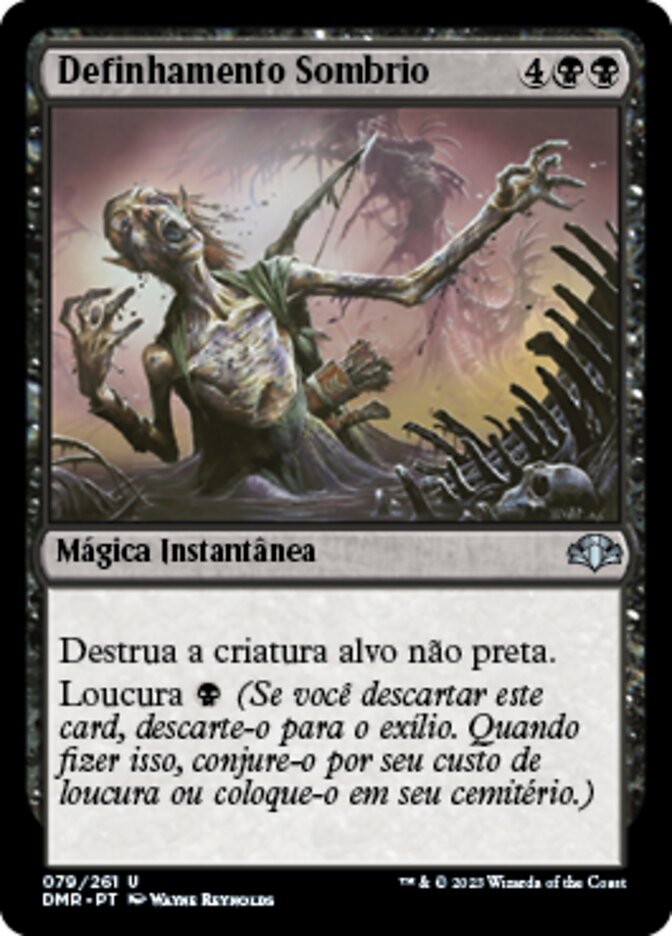 Definhamento Sombrio / Dark Withering - Magic: The Gathering - MoxLand