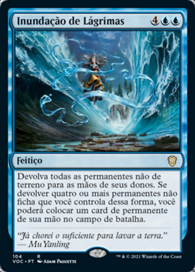 Inundação de Lágrimas / Flood of Tears - Magic: The Gathering - MoxLand