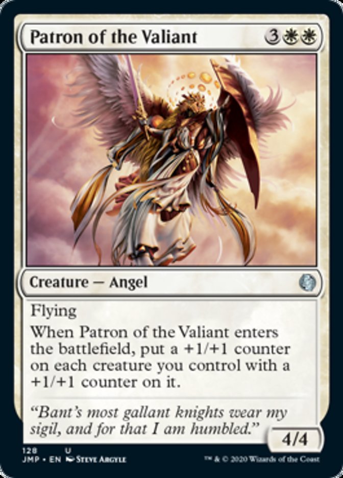 Padroeira dos Valentes / Patron of the Valiant - Magic: The Gathering - MoxLand