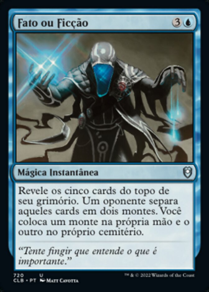 Fato ou Ficção / Fact or Fiction - Magic: The Gathering - MoxLand