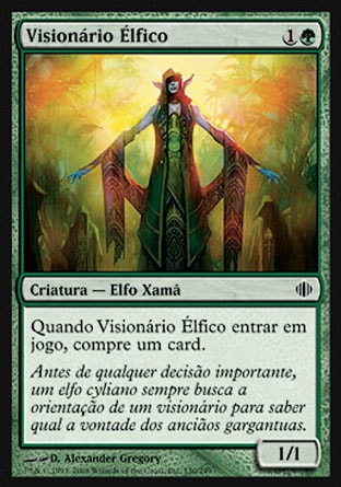 Visionário Élfico / Elvish Visionary - Magic: The Gathering - MoxLand