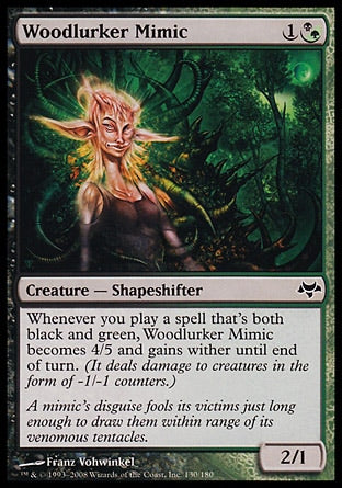 Mímico Espreitador do Bosque / Woodlurker Mimic - Magic: The Gathering - MoxLand