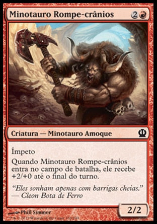 Minotauro Rompe-crânios / Minotaur Skullcleaver - Magic: The Gathering - MoxLand