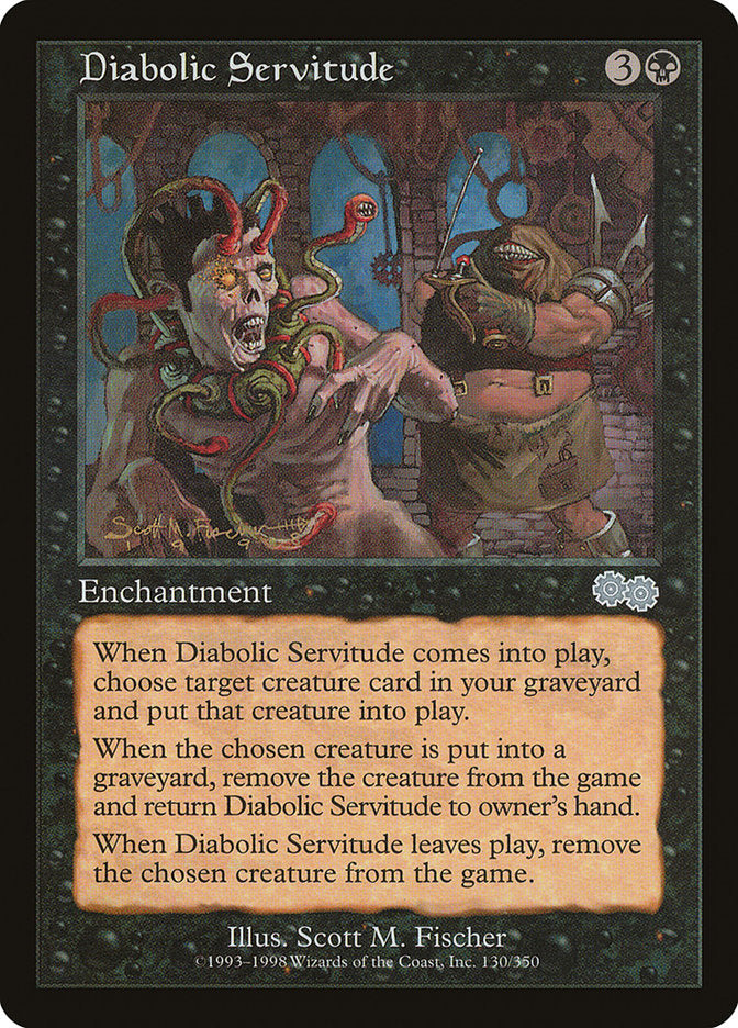 Servidão Diabólica / Diabolic Servitude - Magic: The Gathering - MoxLand