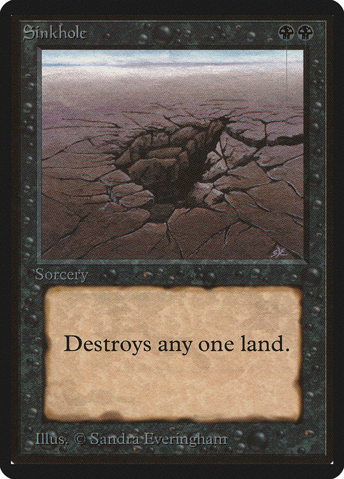 Sinkhole / Sinkhole - Magic: The Gathering - MoxLand