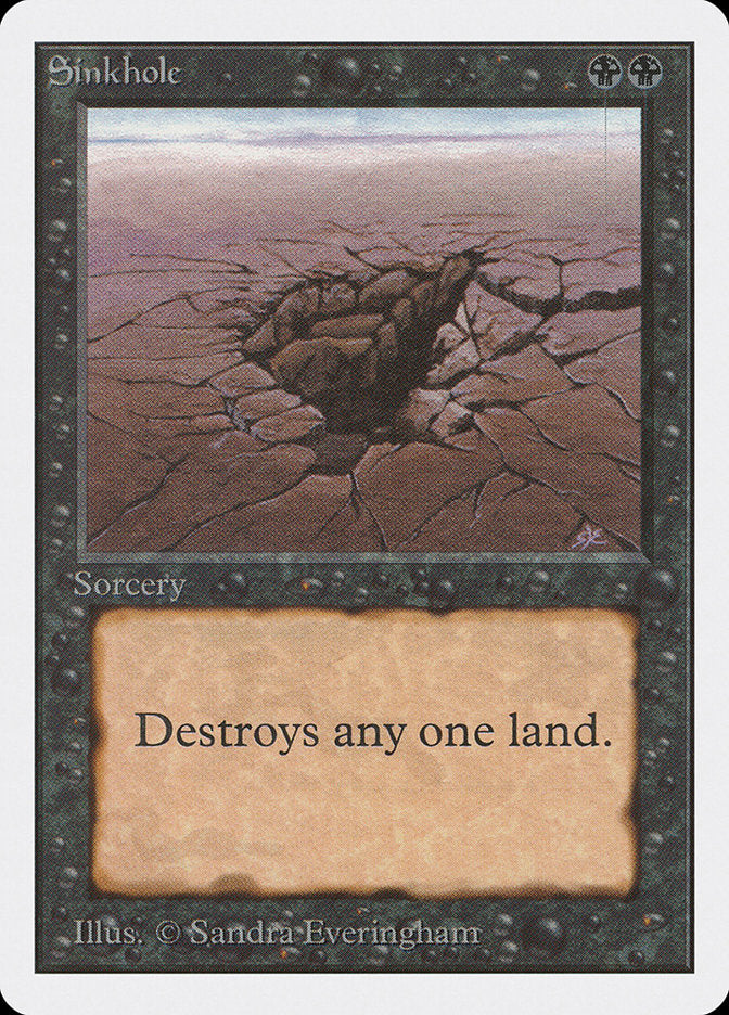 Sinkhole / Sinkhole - Magic: The Gathering - MoxLand