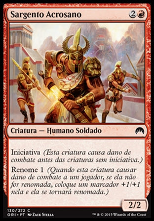 Sargento Acrosano / Akroan Sergeant - Magic: The Gathering - MoxLand