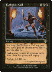 Chamado do Crepúsculo / Twilight's Call - Magic: The Gathering - MoxLand