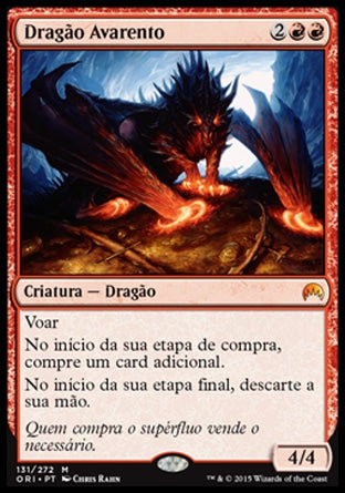 Dragão Avarento / Avaricious Dragon - Magic: The Gathering - MoxLand