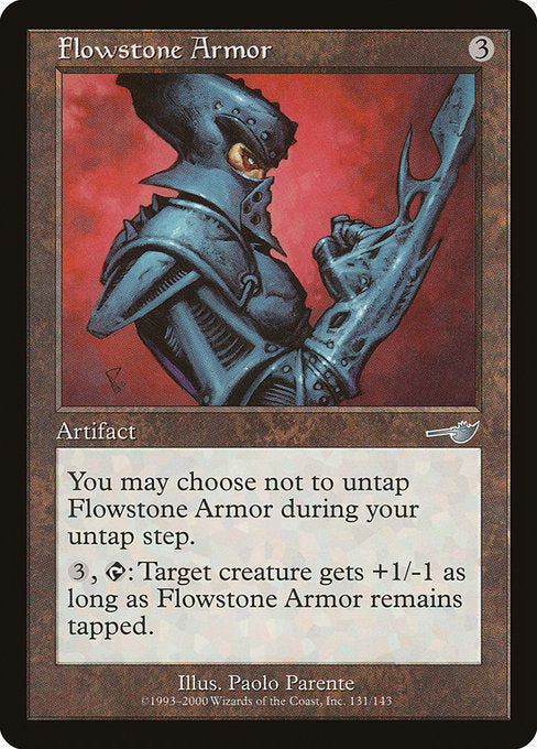 Armadura de Rochafluente / Flowstone Armor - Magic: The Gathering - MoxLand