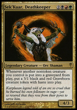 Sek'Kuar, Carcereiro da Morte / Sek'Kuar, Deathkeeper - Magic: The Gathering - MoxLand