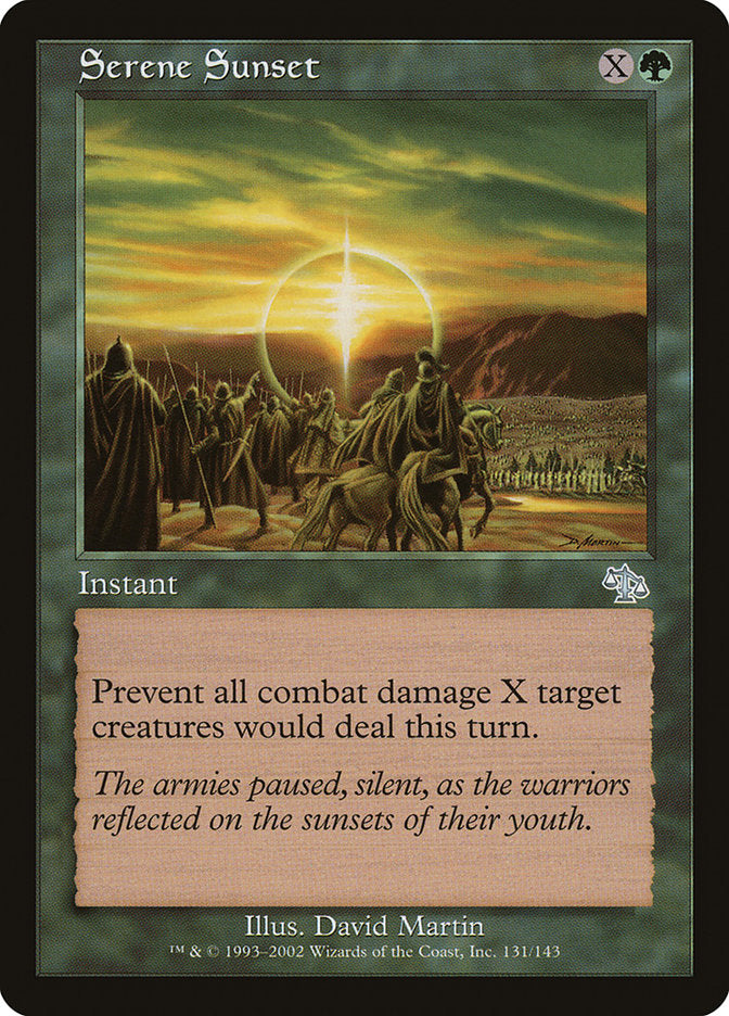 Ocaso Sereno / Serene Sunset - Magic: The Gathering - MoxLand