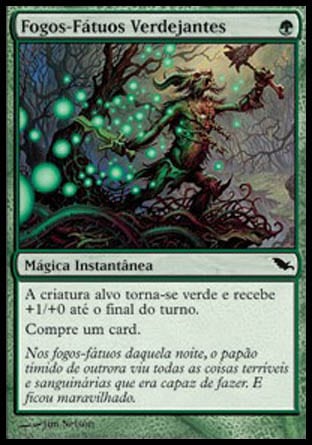 Fogos-Fátuos Verdejantes / Viridescent Wisps - Magic: The Gathering - MoxLand