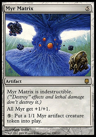 Matriz de Myrs / Myr Matrix - Magic: The Gathering - MoxLand