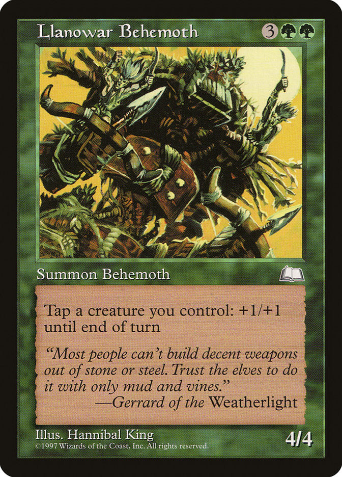 Behemoth de Llanowar / Llanowar Behemoth - Magic: The Gathering - MoxLand