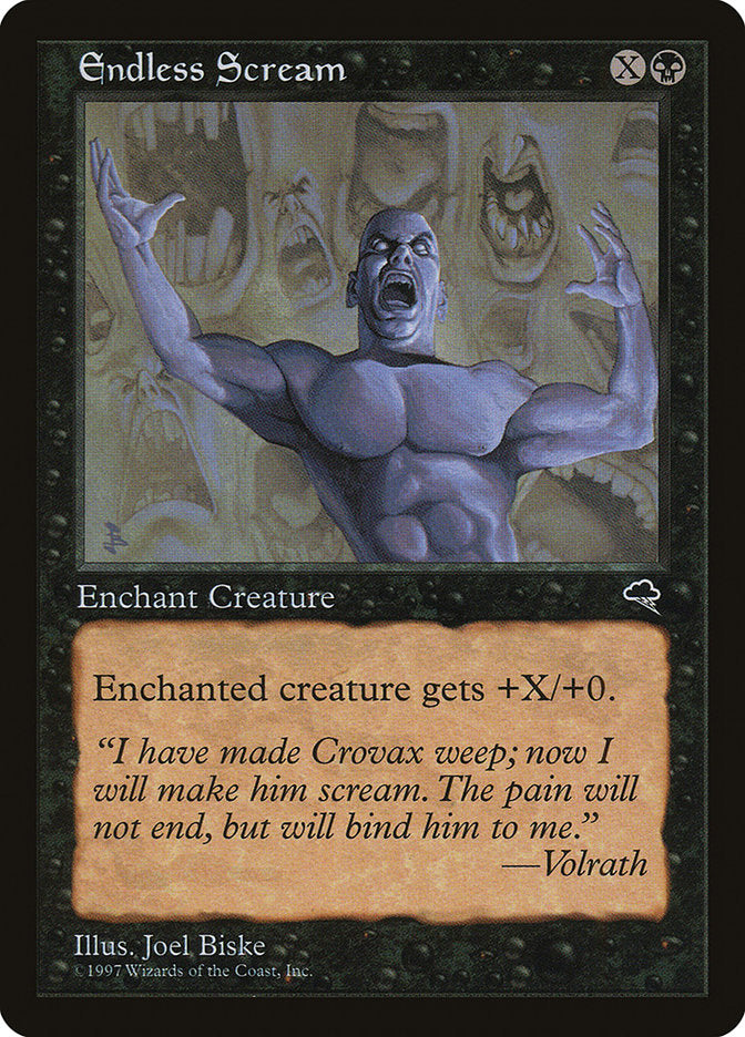 Grito Interminável / Endless Scream - Magic: The Gathering - MoxLand