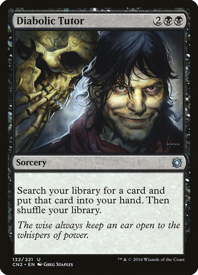 Tutor Diabólico / Diabolic Tutor - Magic: The Gathering - MoxLand