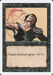 Força Profana / Unholy Strength - Magic: The Gathering - MoxLand