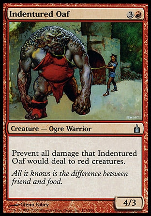 Servente Imbecil / Indentured Oaf - Magic: The Gathering - MoxLand