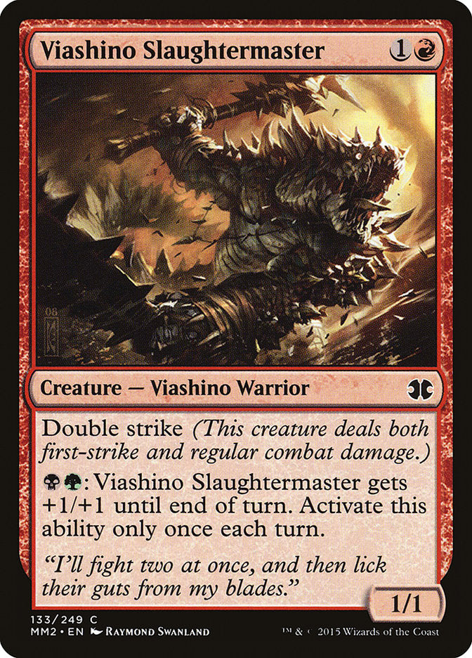 Mestre do Massacre Viashino / Viashino Slaughtermaster - Magic: The Gathering - MoxLand