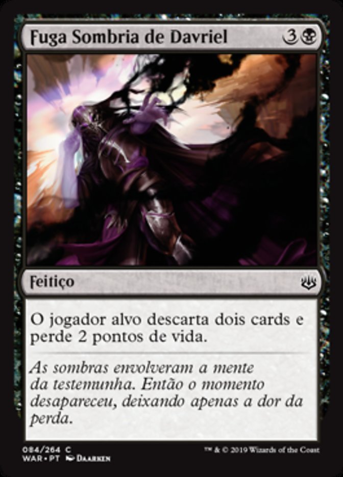 Fuga Sombria de Davriel / Davriel's Shadowfugue - Magic: The Gathering - MoxLand