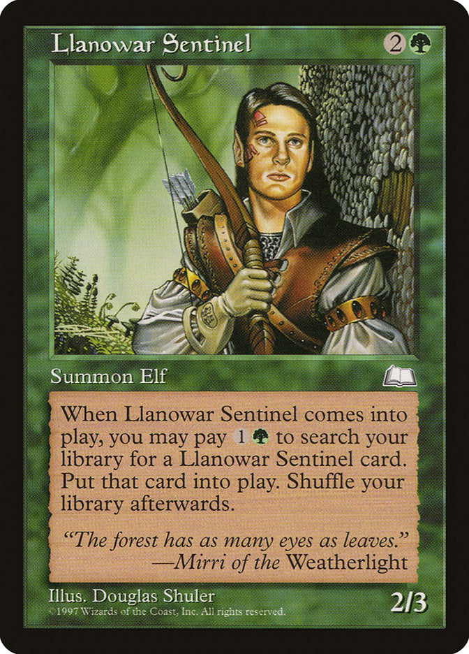 Sentinela de Llanowar / Llanowar Sentinel - Magic: The Gathering - MoxLand