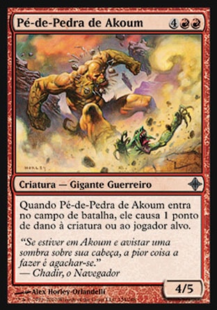 Pé-de-Pedra de Akoum / Akoum Boulderfoot - Magic: The Gathering - MoxLand