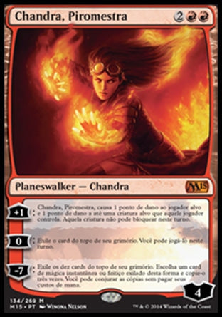 Chandra, Piromestra / Chandra, Pyromaster - Magic: The Gathering - MoxLand